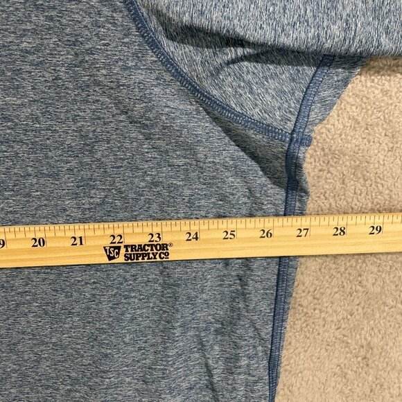 NWOT Lands' End Men's XXL Heather Blue Active T-Shirt Short Sleeve - Picture 5 of 7